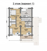 Дом из бревна VZ-110